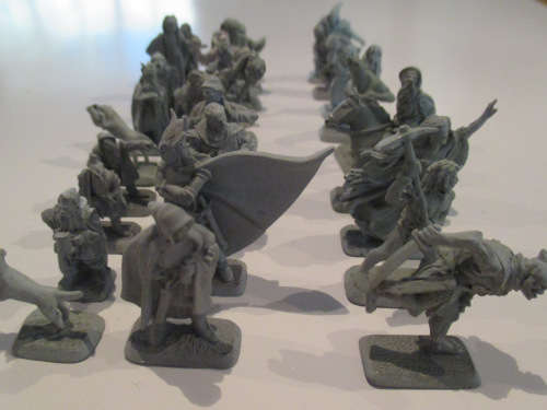 Mithril metal figures. Lord of the Rings collectible metal miniatures. Vintage LOT