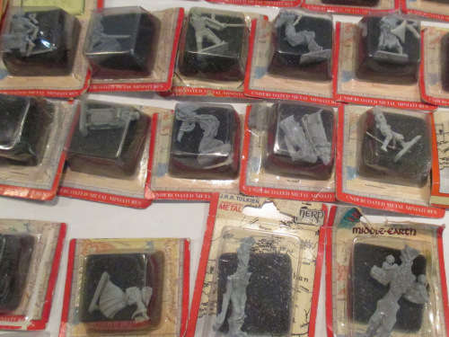 Mithril metal figures. Lord of the Rings collectible metal miniatures. Vintage LOT