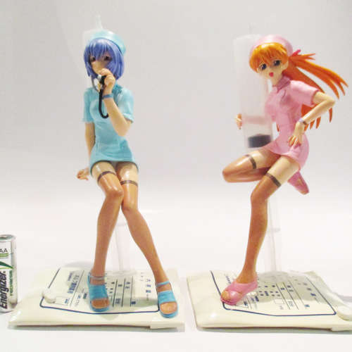 Buy2 LOTS-Get1Free-Neon Genesis Evangelion - Asuka Langley Soryu & Ayanami Rei NURSE. 2005 retired