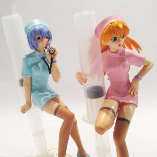 Buy2 LOTS-Get1Free-Neon Genesis Evangelion - Asuka Langley Soryu & Ayanami Rei NURSE. 2005 retired