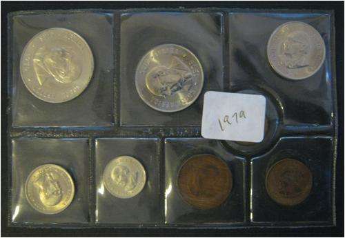 *** 1979 UNCIRCULATED COIN SET WITH NICKLE R1 - AS ISSUED BY SA MINT ***