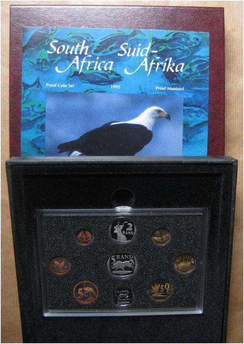 ###1995 - SA PROOF SET - IN ORIGINAL SAM BOX - HERNS VALUE R550 ###