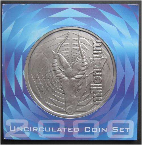 ### 2000 - SA UNCIRCULATED SET - AS ISSUED FROM SA MINT- HERNS VALUE R2000 ###