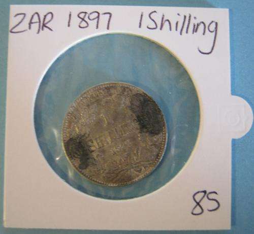 *** 1897 ZAR  1 SHILLING - 85 ***