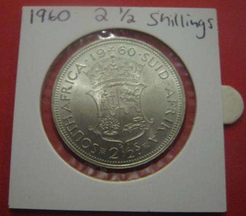 ***1960 UNION OF SA 2 1/2 SHILLINGS - UNCIRCULATED ***