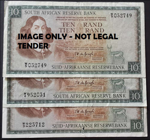 *** R10 - TW DE JONGH - REPLACEMENT NOTES ***