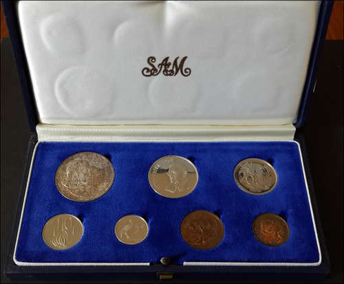 *** 1968 - SA PROOF SET IN BOX AS ISSUED BY SA MINT ***