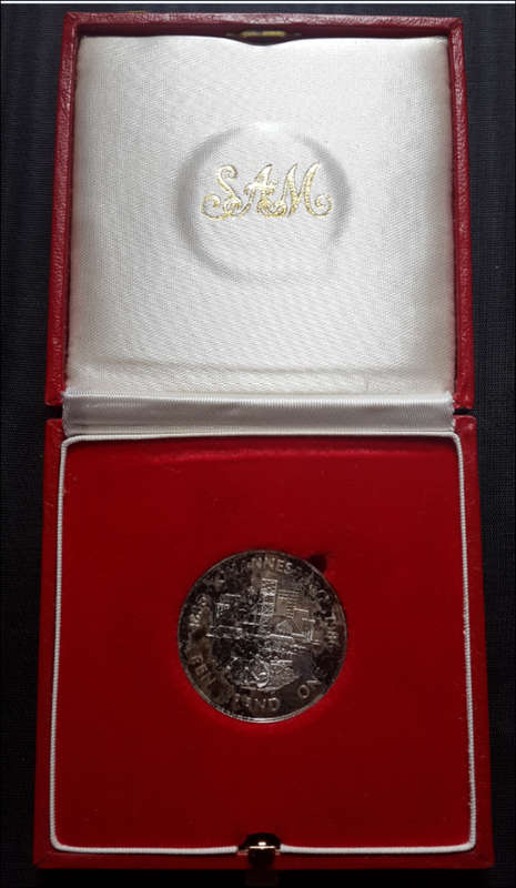 *** 1986 - SILVER R1 PROOF - JOHANNESBURG - IN SA MINT BOX ***