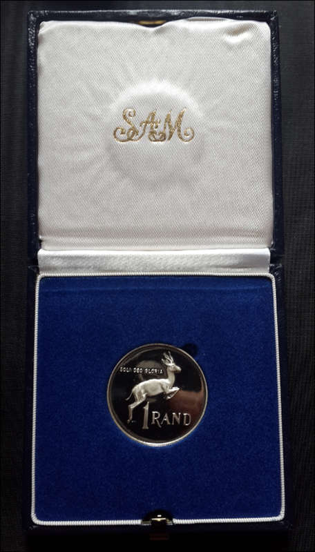 *** 1989 - PROOF SILVER R1 IN SA MINT BOX AS ISSUED ***