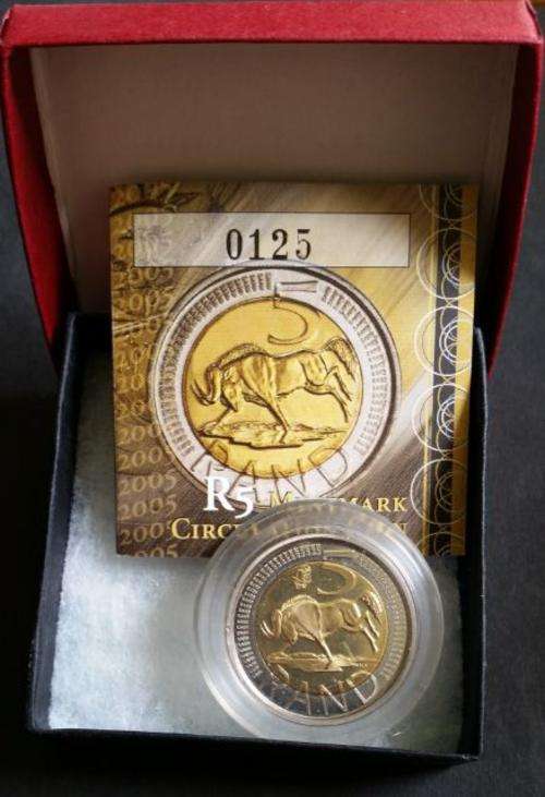 *** FOR CYBERCOIN ONLY *** - 2005 - OOM PAUL MINTMARK R5 - IN SA MINT BOX AS ISSUED ***