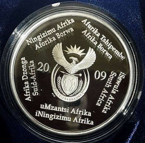 *** 2009 - SA PROOF STERLING SILVER R2 (CROWN) - MARITIME HISTORY - AS ISSUED FROM SA MINT ***