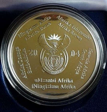 *** 2004 - SA PROOF STERLING SILVER R2 (CROWN) - OWL - AS ISSUED FROM SA MINT ***