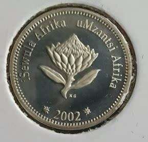 *** 2002 - SA PROOF 2 1/2c (TICKEY) - WHALE ***