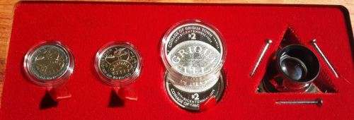 ***STUNNING - SILVER SET - COINAGE OF GRIQUA TOWN SET - ONLY 1815 SETS MINTED - LIMITED EDITION***