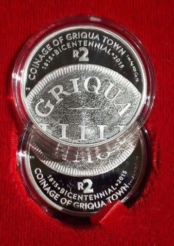 ***STUNNING - SILVER SET - COINAGE OF GRIQUA TOWN SET - ONLY 1815 SETS MINTED - LIMITED EDITION***