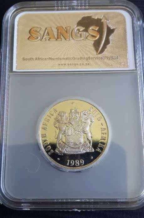 *** 1989 - SA 50 CENT - SANGS GRADED PF64 ***