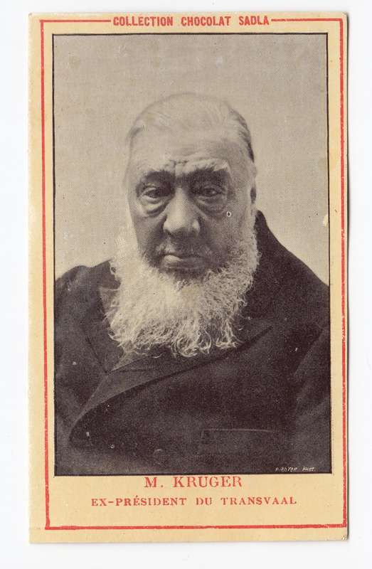 ***ANGLO BOER WAR RELATED CHOCOLATE CARD - CODE OT60***