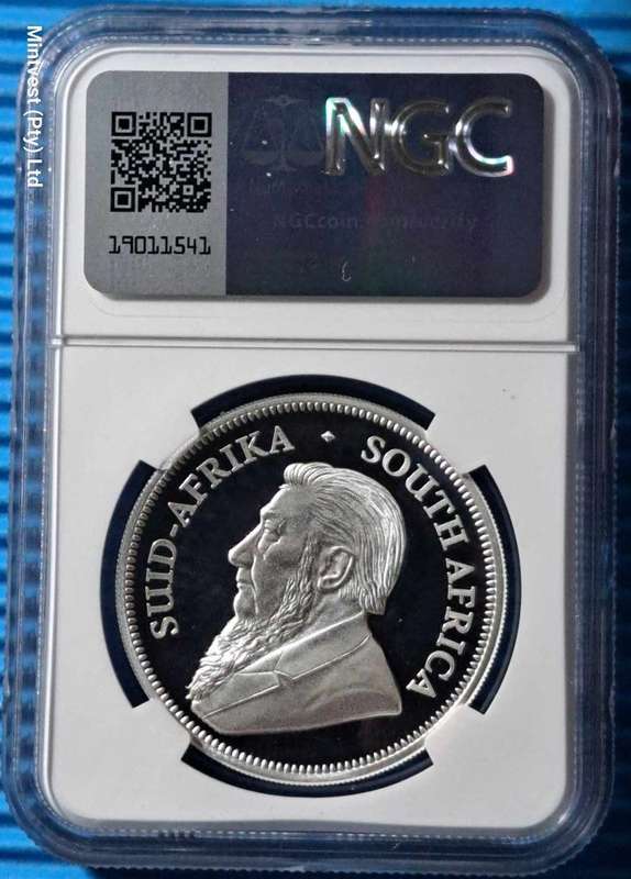*** 2023 - SA SILVER KRUGERRAND PROOF - 1 OZ FINE SILVER - NGC PF70 ULTRA CAMEO ***