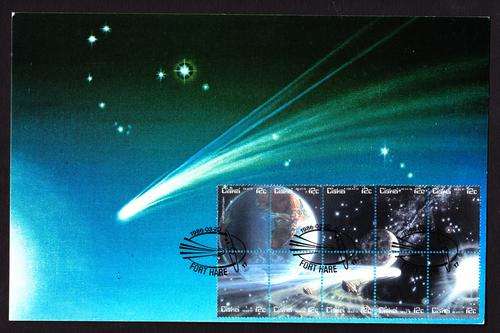 ***RARE***1986 - CISKEI POSTCARD LIMITED EDITION HALLEY'S COMET***