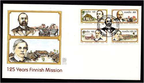 *** 1995 - NAMIBIA FDC 2.10 - 125 YEARS FINNISH MISSION - MINT CONDITION  ***