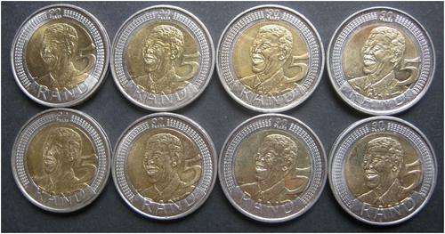 ***2008 MANDELA R5 COINS - UNCIRCULATED - BID IS PER COIN***