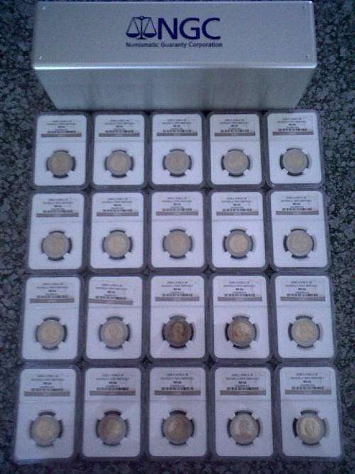 20 Consecutive Serials!!! ||| NGC Graded ||| Mandela 2008 90th Birthday R5 ||| MS66 + FREE NGC BOX