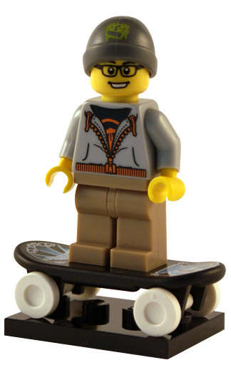 Street Skater - LEGO Minifigures Series 4 (Rare)