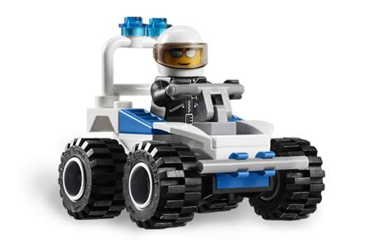 Police Car + Policeman Minifigure [LEGO City]