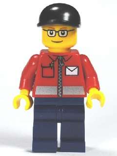 POST OFFICE WORKER - LEGO City Minifigure