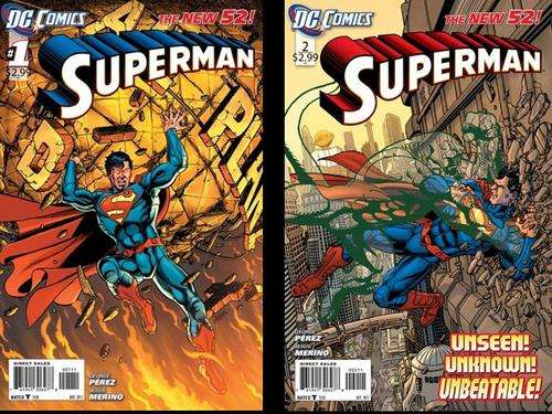 Superman #1 + #2 Combo - The New 52 (Investment Issues) MINT