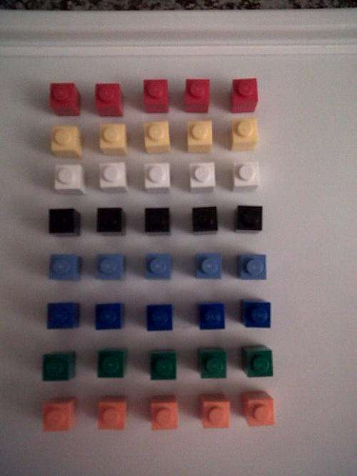 BASIC BRICK BUNDLE 005 (1x1 Bricks) 40 Pieces / PRICE PER PIECE!