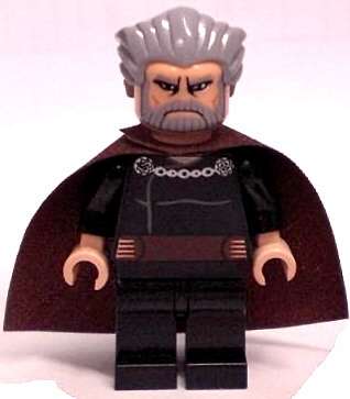 COUNT DOOKU (Clone Wars, with cape) - Star Wars LEGO Minifigure (VERY RARE!!!)