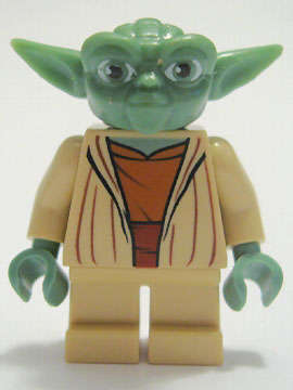 YODA (Clone Wars) - Lego Star Wars Minifigure (VERY RARE!!!)