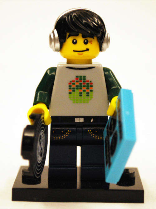 DJ (Series 8) - Lego Minifigure (RARE COLLECTABLE!) SPECIAL OFFER!