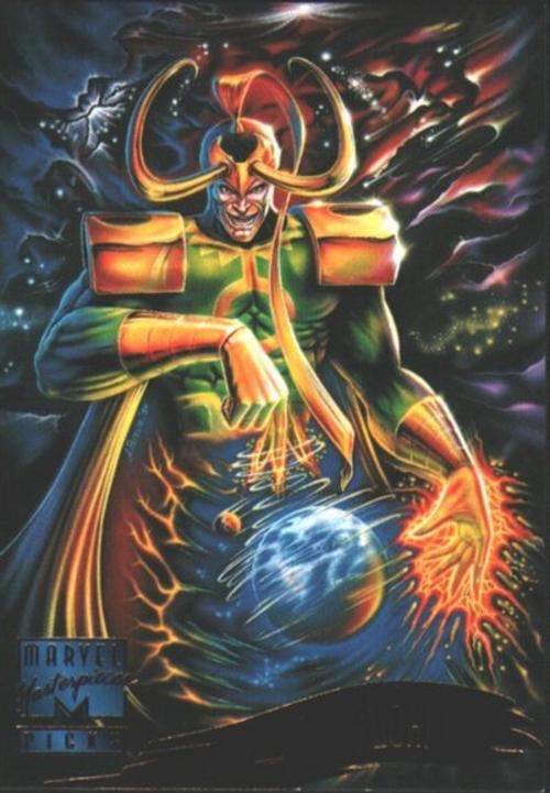 LOKI #131 - 1995 MARVEL MASTERPIECES (Very Rare Collector Card!)