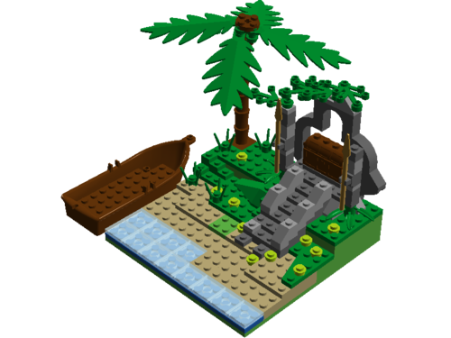 AZTEC JUNGLE #001 (Instructions) - Free Shipping!
