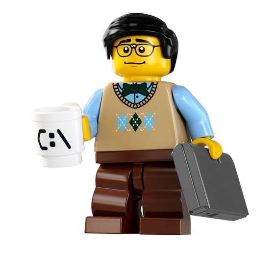 COMPUTER PROGRAMMER - Lego Minifigure (Series 7)