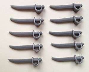 CUTLASS PIRATE SWORD - Lego Minifigure Accessory