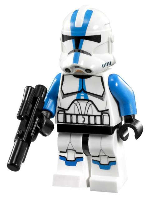 501st CLONE TROOPER (With Blaster Gun) - Lego Star Wars Minifigure (Rare!)