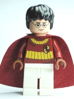 HARRY POTTER (With dark red quidditch uniform) - Lego Minifigure (Rare!)