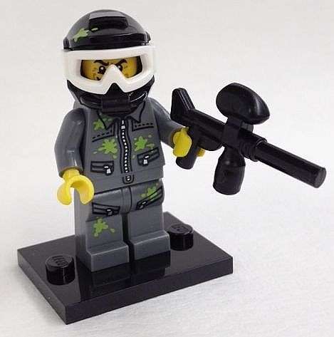 PAINTBALL PLAYER - Lego Minifigures Series 10 CRAZY R1 START!