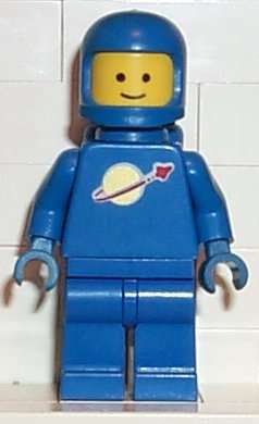 CLASSIC SPACEMAN (Blue) - LEGO Vintage Minifigure (Very Rare!)