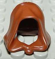 Brown Hood - LEGO Accessories