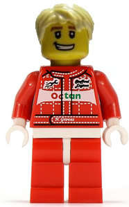 RACE CAR DRIVER - LEGO Minifigure (Bulk Order - Minimum 5 Units)