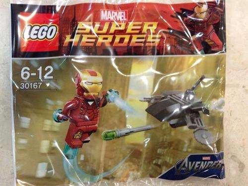 IRON MAN VS FIGHTING DRONE - LEGO Superheroes Polybag (Very Rare!)