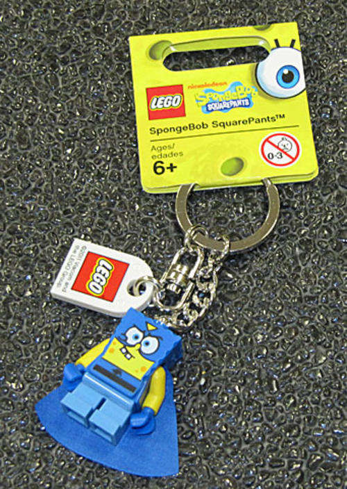 Spongebob Super Hero - LEGO Spongebob Squarepants Keychain (Rare!)
