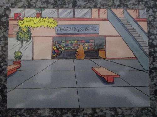 At The Turbo Mall #6930 - Beavis & Butt-Head Collectable Card (Very Rare!)