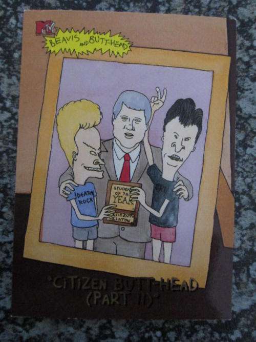 Citizen Butt-Head Part 2 #0769 - Beavis & Butt-Head Collectable Card (Very Rare!)
