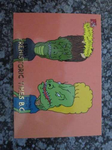 Prehistoric Times BC #6969 - Beavis & Butt-Head Collectable Card (Very Rare!)