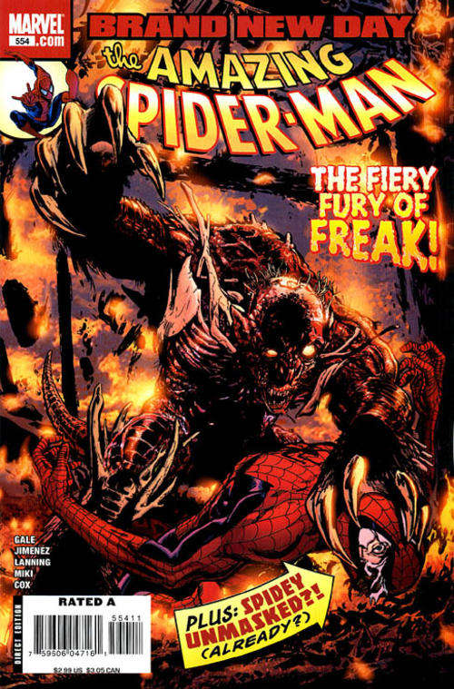 The Amazing Spider-Man #554 (MINT Inside Sleeve)